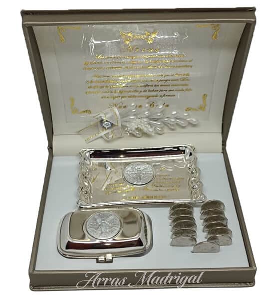 arras de matrimonio plateadas SABONA BEIGE